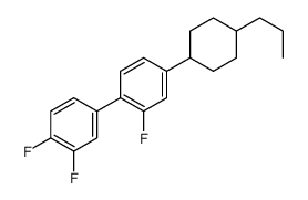 1,2-difluoro-4-[2-fluoro-4-(4-propylcyclohexyl)phenyl]benzene结构式