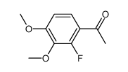 1-(2-fluoro-3,4-dimethoxyphenyl)ethanone结构式