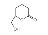 (6R)-6-(hydroxymethyl)oxan-2-one Structure
