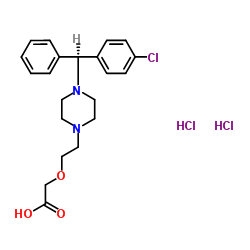 (S)-Cetirizine Dihydrochloride structure