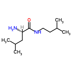 Pentanamide, 2-amino-4-methyl-N-(3-methylbutyl)-, hydrochloride (1:1), (2S)- structure