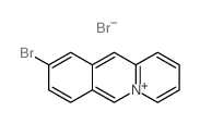 9-bromobenzo[b]quinolizin-5-ium,bromide Structure