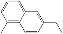1-methyl-6-ethylnaphthalene结构式