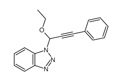1-(benzotriazol-1-yl)propargyl ethyl ether Structure