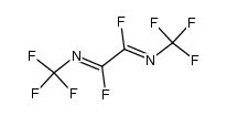 perfluoro(2,5-diaza-2,4-hexadiene) Structure