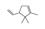 4-ethenyl-1,5,5-trimethylcyclopentene Structure