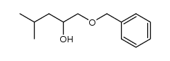 1-benzyloxy-4-methylpentan-2-ol Structure