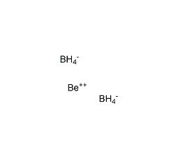 Beryllium borohydride. Structure