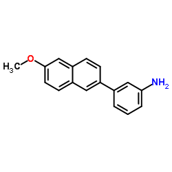 3-(6-Methoxy-2-naphthyl)aniline Structure