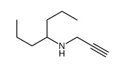 N-(4-庚基)炔丙胺结构式