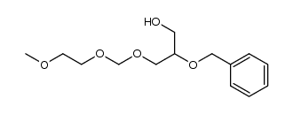 2-(benzyloxy)-3-((2-methoxyethoxy)methoxy)propan-1-ol结构式