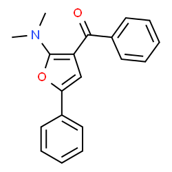Methanone,[2-(dimethylamino)-5-phenyl-3-furanyl]phenyl- Structure