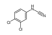 (3,4-dichlorophenyl)cyanamide Structure