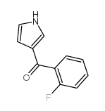 3-(2-FluoroBenzoyl)-1H-pyrrole structure