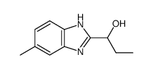 2-Benzimidazolemethanol,alpha-ethyl-5-methyl-(8CI) structure