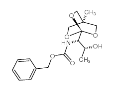 1-[n-benzyloxycarbonyl-(1s,2r)-1-amino-2-hydroxypropyl]-4-methyl-2,6,7-trioxabicyclo[2.2.2]octane picture