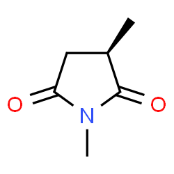 2,5-Pyrrolidinedione,1,3-dimethyl-,(3R)-(9CI)结构式