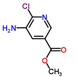 5-氨基-6-氯烟酸甲酯结构式