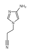 3-(4-amino-imidazol-1-yl)-propionitrile 2hcl Structure