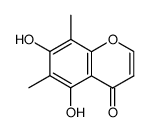 5,7-Dihydroxy-6,8-dimethylchromone Structure