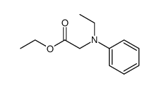 ethyl (N-ethyl-N-phenylamino)acetate Structure