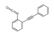 1-isocyanato-2-(2-phenylethynyl)benzene结构式