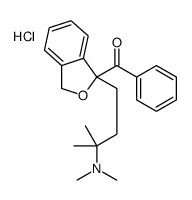 [4-(1-benzoyl-3H-2-benzofuran-1-yl)-2-methylbutan-2-yl]-dimethylazanium,chloride结构式