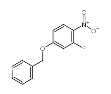 4-苄氧基-2-氟-1-硝基苯结构式