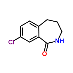 8-chloro-2,3,4,5-tetrahydro-1H-benzo[c]azepin-1-one Structure