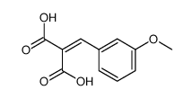 (3-methoxy-benzylidene)-malonic acid Structure