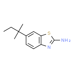 2-Benzothiazolamine,6-(1,1-dimethylpropyl)-(9CI) Structure