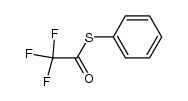 S-phenyl thiotrifluoroacetate Structure