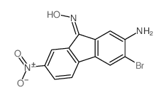 9H-Fluoren-9-one,2-amino-3-bromo-7-nitro-, oxime Structure