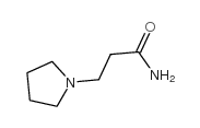 3-(1-吡咯烷)丙酰胺结构式