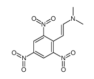N,N-dimethyl-2-(2,4,6-trinitrophenyl)ethenamine Structure