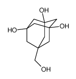 Tricyclo[3.3.1.13,7]decane-1,3,5-triol, 7-(hydroxymethyl)- (9CI) Structure