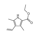 ethyl 4-ethenyl-3,5-dimethyl-1H-pyrrole-2-carboxylate结构式