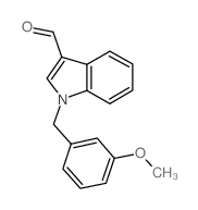1-(3-METHOXYBENZYL)-1H-INDOLE-3-CARBALDEHYDE structure