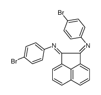1-N,2-N-bis(4-bromophenyl)acenaphthylene-1,2-diimine Structure