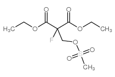 2-FLUORO-2-METHANESULFONYLOXYMETHYL-MALONIC ACID DIETHYL ESTER picture