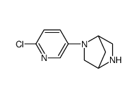 (1S,4S)-2-(6-chloropyridin-3-yl)-2,5-diazabicyclo[2.2.1]heptane结构式