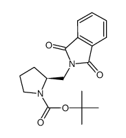 tert-butyl (2S)-2-[(1,3-dioxo-1,3-dihydro-2H-isoindol-2-yl)methyl]pyrrolidine-1-carboxylate结构式