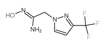 N-Hydroxy-2-(3-trifluoromethyl-pyrazol-1-yl)-acetamidine structure