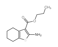 2-氨基-4,5,6,7-四氢-1-苯并噻吩-3-羧酸丙酯图片