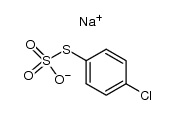 Na-S-p-chlorphenyl-thiosulfat结构式