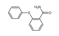 2-phenylsulfanyl-benzamide结构式
