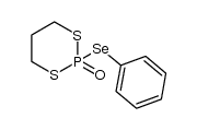 2-(phenylselanyl)-1,3,2-dithiaphosphinane-2-oxide结构式