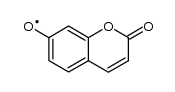 7-Hydroxycumarin-Radikal结构式