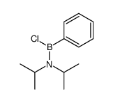 N-[chloro(phenyl)boranyl]-N-propan-2-ylpropan-2-amine结构式