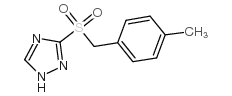 3-[(4-METHYLBENZYL)SULFONYL]-1H-1,2,4-TRIAZOLE Structure